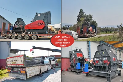Dolomite Crushing and Screening Plant with 200 - 250 Tons / Hour Capacity - Denizli