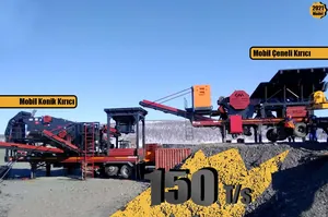 90’lık Mobil Çeneli Kırıcı ve Mobil Konik Kırıcı