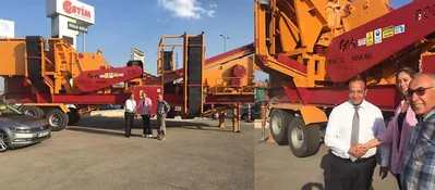 Ankara şubemizden 2 adet mobil konkasör Tamtaş A.Ş'ye verildi.