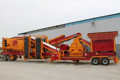 Mobile Screening and Crushing Plant General 800 on the way of Van