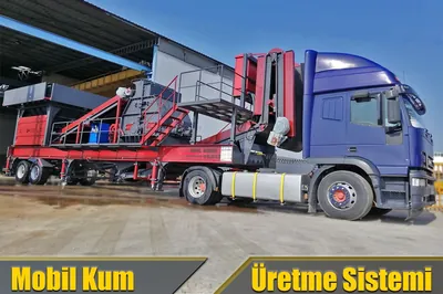 Exportation du broyeur tertiaire mobile G-MTK 130 (la machine à sable)