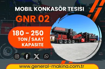 General 02 Mobil Konkasör Sevkiyatı