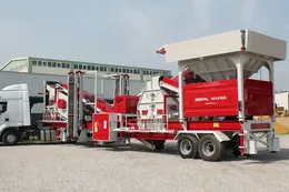Le General Makina a transporté le concasseur tertiaire mobile G-MTK65