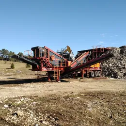 180 t/h GNR 01 Mobile Brechanlage im geschlossenen Kreislauf - Türkei