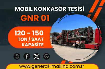 GNR 01 Mobil Taş Kırma Eleme Tesisi İhracatı