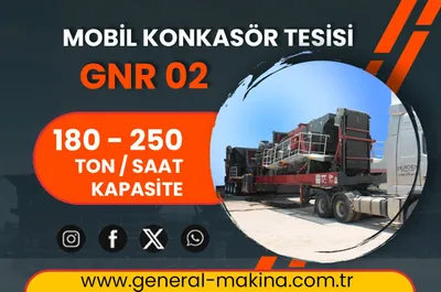 GNR 02 Mobil Taş Kırma Eleme Tesisi İhracatı