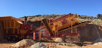100 t/h GNR 640 Mobile Harterz-Brechanlage - Türkei