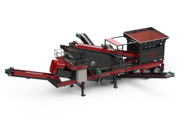 Mobilno postrojenje za pranje i prosijavanje peska GNR YM1240 | 60-100 t/h | General Makina