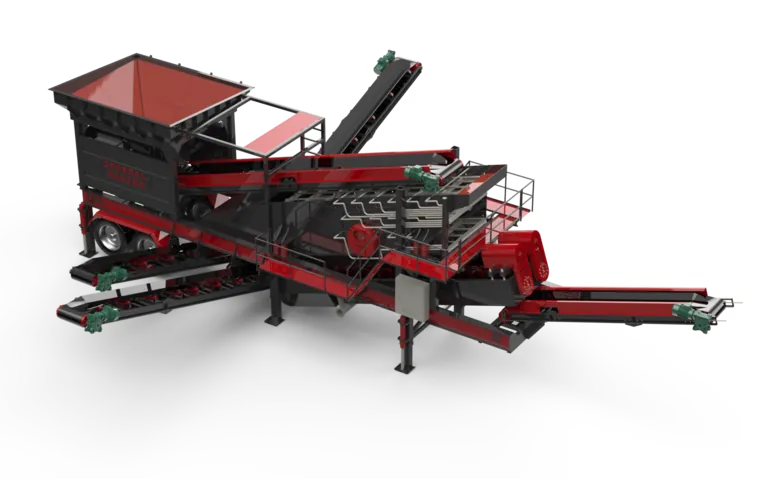 Mobilno postrojenje za pranje i prosijavanje peska GNR YM1650 | 120-180 t/h | General Makina