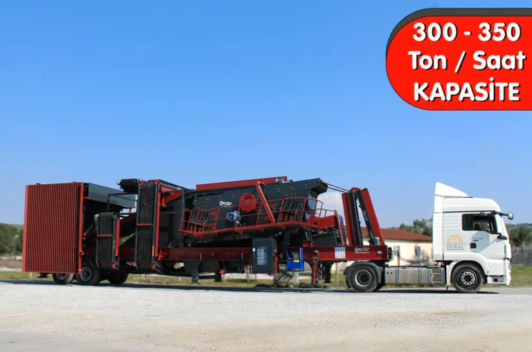 GNRM-YE 1650-4K Mobile Washing and Screening Plant