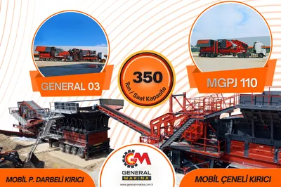 MGPJ 110 VE GNR 03 MOBİL KONKASÖR TESİSLERİ - SEVKİYAT & KURULUMU