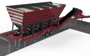 Planta de estabilización de suelos móvil | 200-600 t/h grava-cemento | General Makina