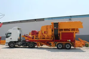 Le transport du concasseur à percussion primaire mobile à Muğla