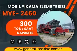 Export einer Mobilen Wasch- und Siebanlage