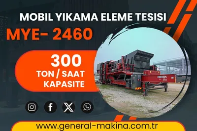 Mobil Yıkama Eleme Tesisi İhracatı