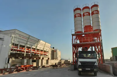Stationary Concrete Batching Plant — Diamond 60, Titan 100, Magnum 120, Royal 150