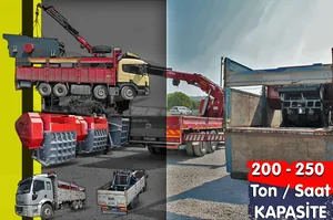 Transport der stationären Bauxit-Brech- und Siebanlage