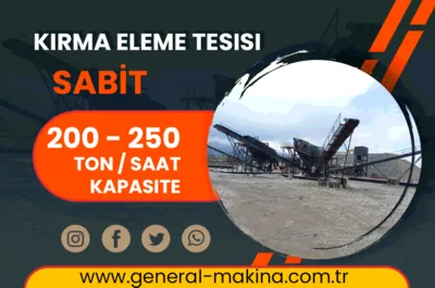 Sabit Kırma Eleme Tesisi Kurulumuna Başladık - Kırgızistan