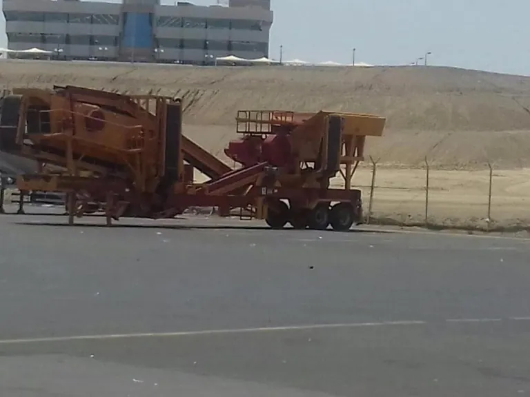 100 t/h capacity mobile crusher for Saudi Arabia