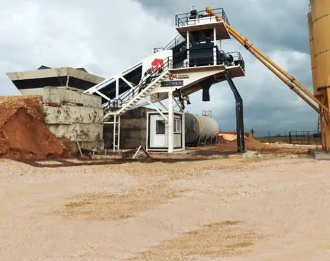 Titan 100 Mobile Betonmischanlage 100 m³/h | General Makina