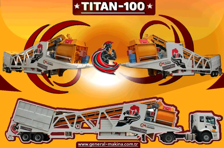 Titan - 100 Mobile Concrete Batching Plant Shipment