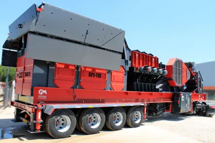 Wobbler Besleyicili Mobil Çeneli Kırma Tesisi