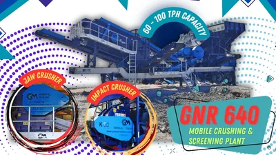 NEW GNR 640 Mobile System Crushing and Screening Plant