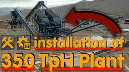 350 t/h Crushing and Screening Plant - Algeria