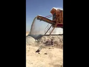 Planta Móvil de Trituración y Cribado en el Norte de Irak.