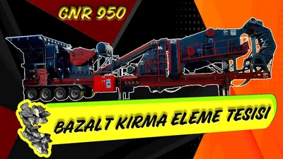 GNR 950 Series Mobile Basalt & Granite Crushing and Screening Plant