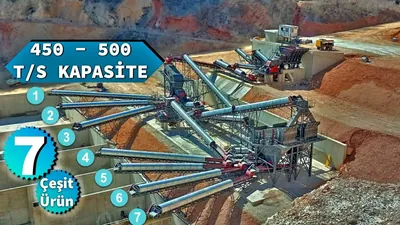 Brecheranlage mit 500 Tonnen/Stunde Kapazität