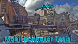 كيف تعمل محطة الكسارة المتنقلة GNR 03 في الميدان؟